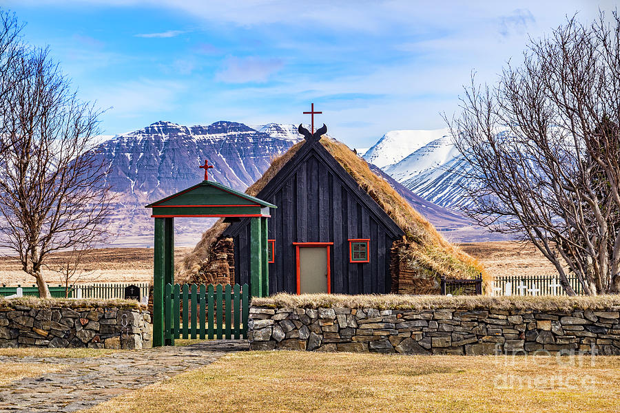 Vidimyri Church, North Iceland #1 Photograph by Colin and Linda McKie