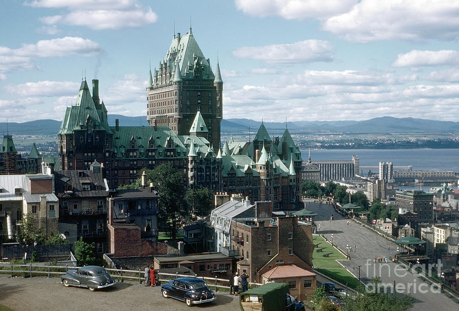 View Of Chateau Frontenac #1 Photograph by Sheila Robinson