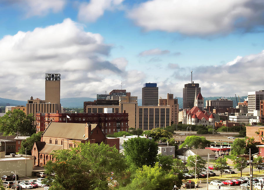 View of downtown Syracuse, New York Photograph by Debra Millet - Fine ...