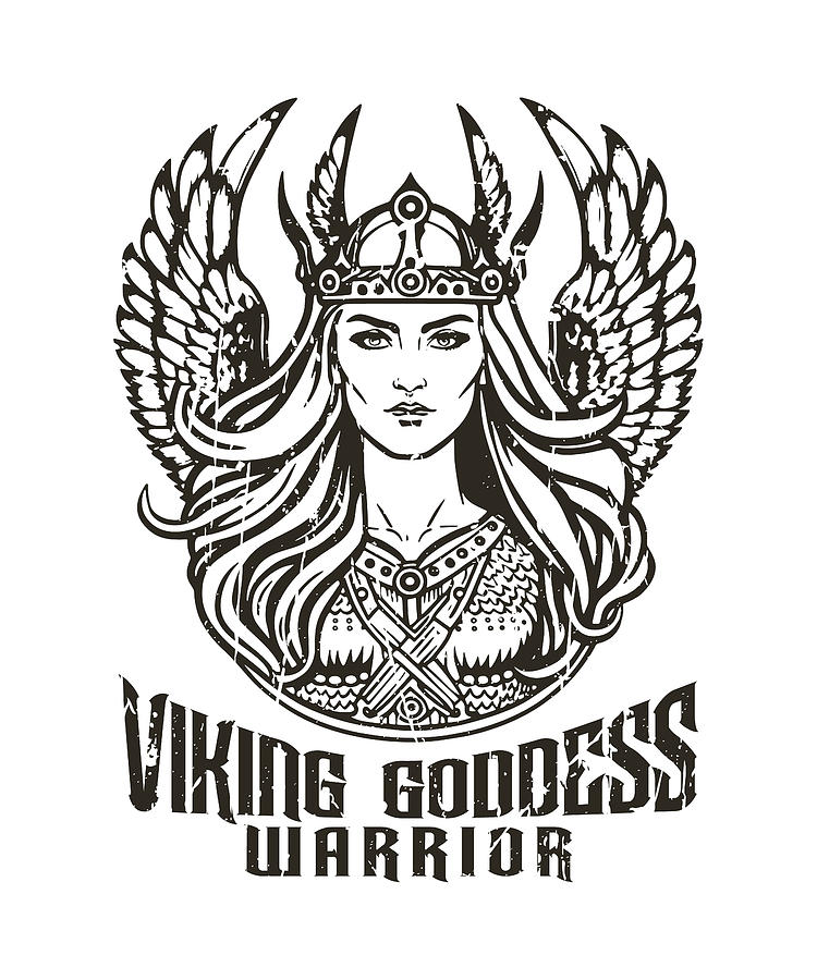 Viking goddess warrior - Viking Digital Art by Anthony Isha - Fine Art ...