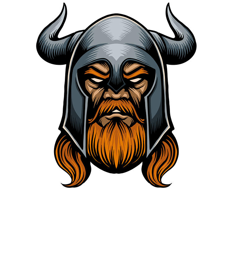 Viking Warrier Viking Helmet Digital Art by Stacy McCafferty - Fine Art ...