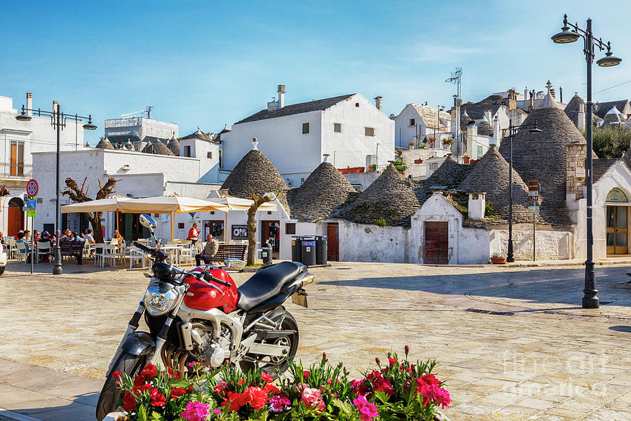 village Alberobello with gabled roofs, Puglia, Italy #1 Photograph by Ariadna De Raadt
