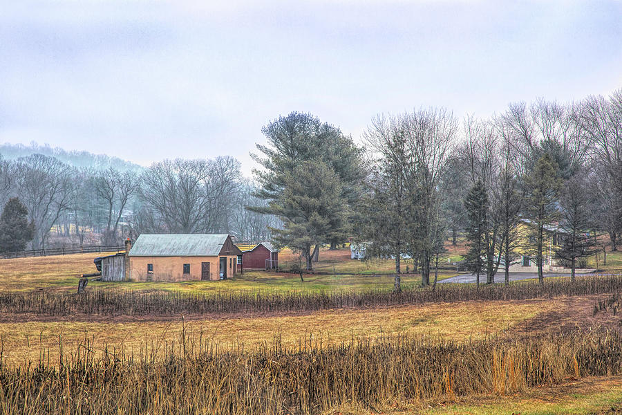 Village Farmhouse in Color Photograph by Steve Ladner