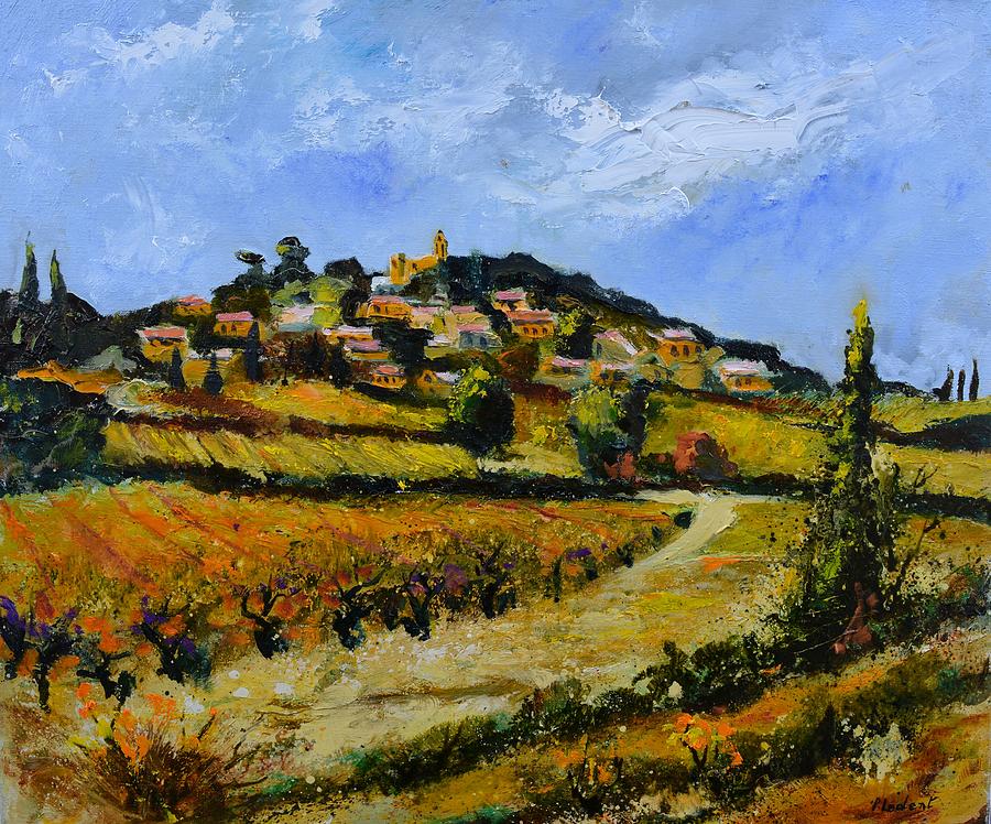 Village in Provence #1 Painting by Pol Ledent