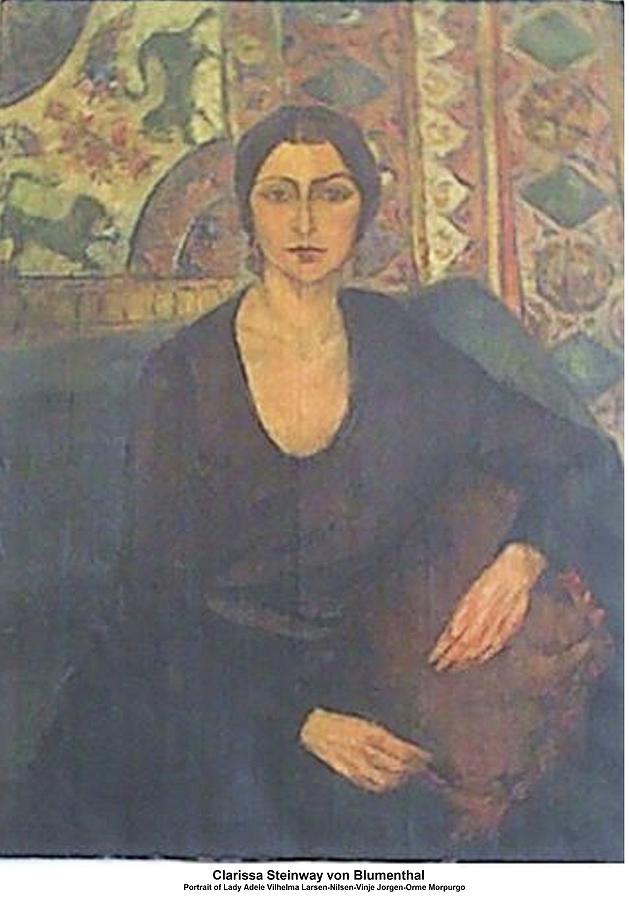 Vilna Jorgen Morpurgo Painting by Clarissa Steinway von Blumenthal