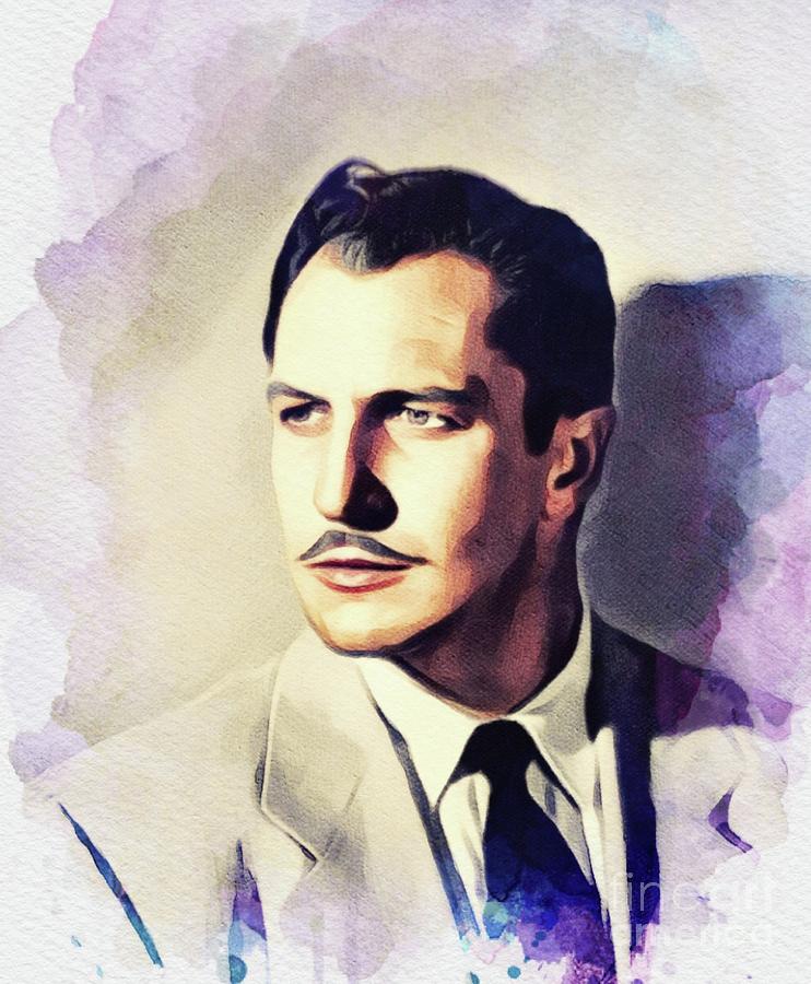 Vincent Price, Hollywood Legend Painting by John Springfield | Fine Art ...