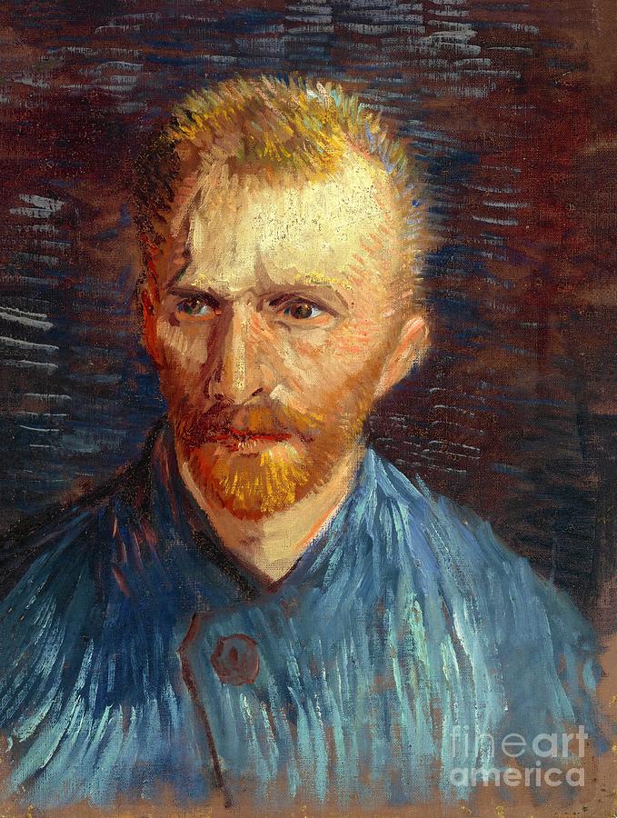 Vincent van Gogh - Self-Portrait  #1 Painting by Alexandra Arts