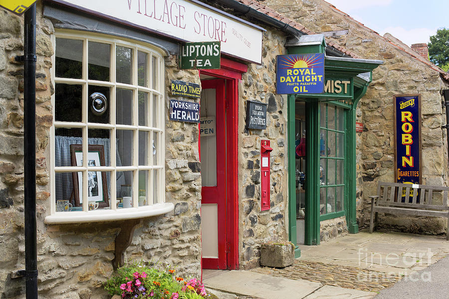 Vintage village store in England #1 Photograph by Patricia Hofmeester