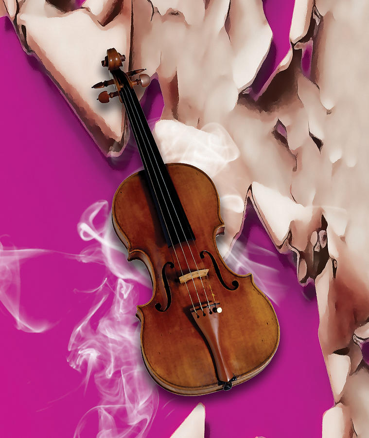 Violin Dreams #1 Mixed Media by Marvin Blaine
