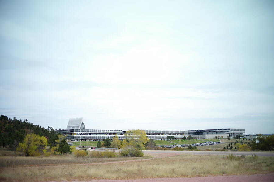 Visiting the US Air Force Academy and Chapel in Colorado Springs #1 Photograph by Lawrence Christopher