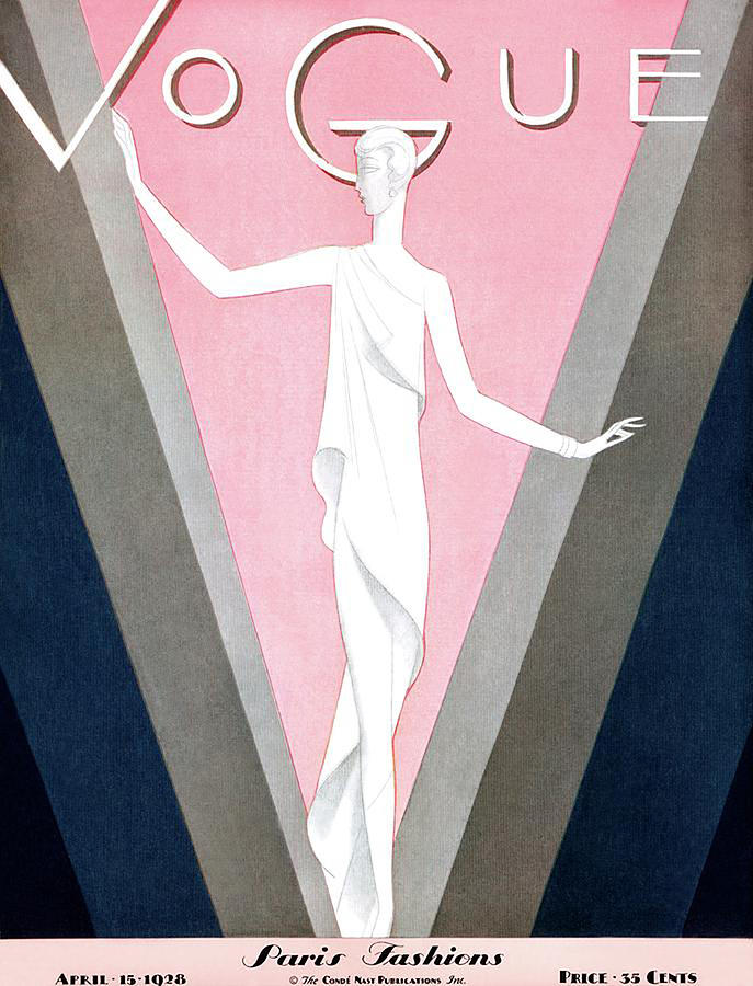 Vintage Digital Art - Vogue Magazine Cover #1 by Matthew Baker