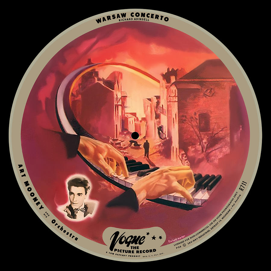 Vogue Digital Art - Vogue Record Art - R 711 - P 35 - Square Version by Studio B Prints Vogue Digital Art - Vogue Record Art - R 711 - P 35 - Square Version by Studio B Prints