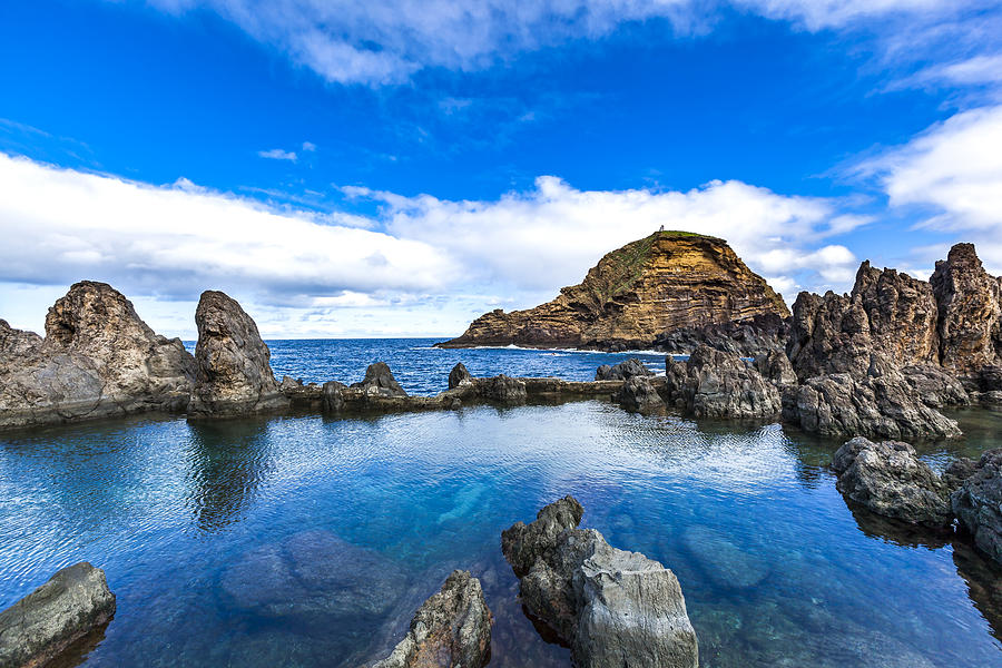 Volcanic Nature Swimming Pools, Madeira Island, Portugal #1 Photograph by 35007