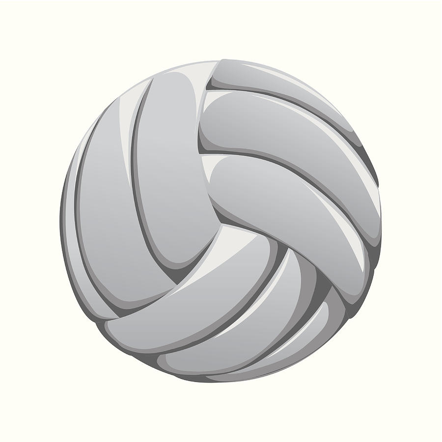 Volleyball Design #1 Drawing by Djvstock