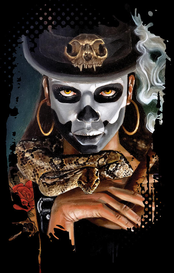 Voodoo Queen #1 Painting by Ettore Bechis - Fine Art America