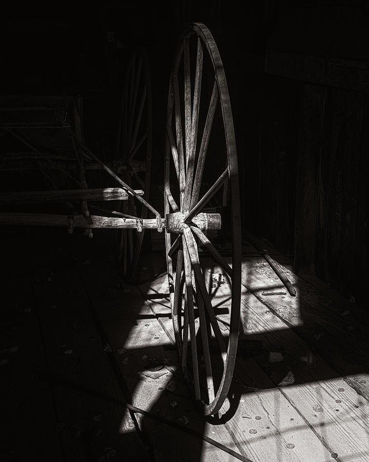 Wagon Wheel #1 Photograph by Joseph Smith