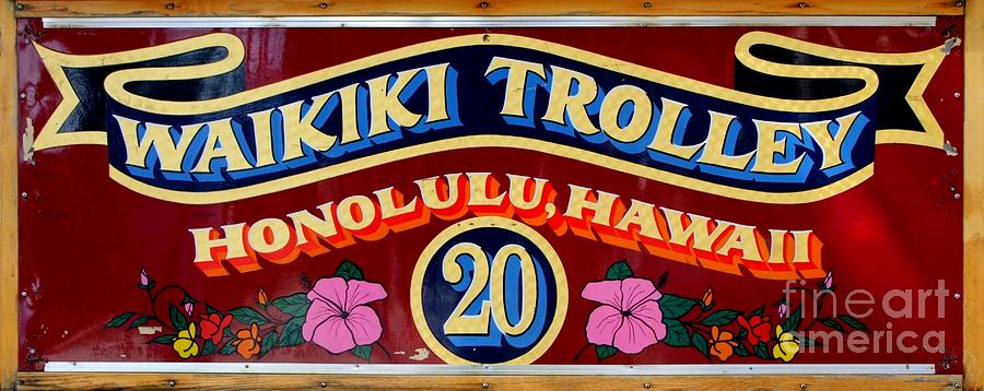 Waikiki Trolley Photograph