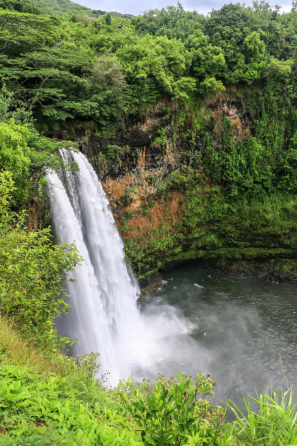 Wailua Falls, Kauai #1 Photograph by Dawn Richards
