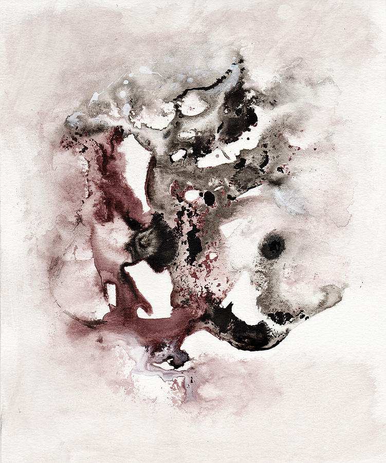 Inks Painting - Wakumba Da Sani by Wolfgang Schweizer Inks Painting - Wakumba Da Sani by Wolfgang Schweizer