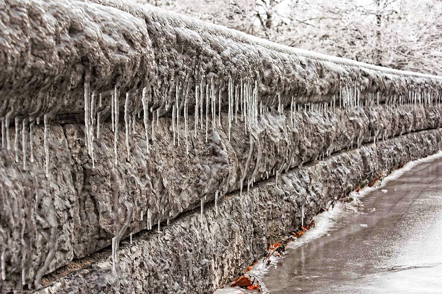 Walking The Frozen Niagara Pathway - 6 #1 Photograph by Hany J