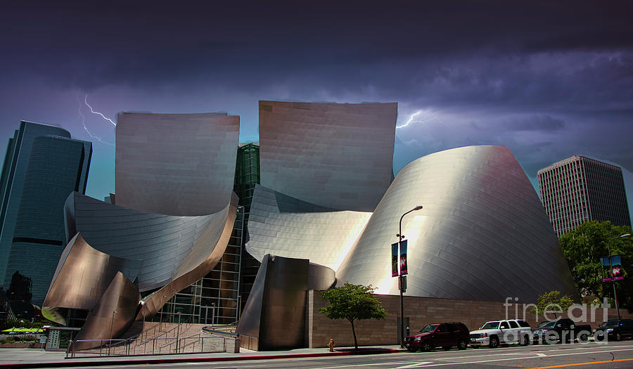 Walt Disney Concert Hall Los Angeles  #1 Photograph by Chuck Kuhn