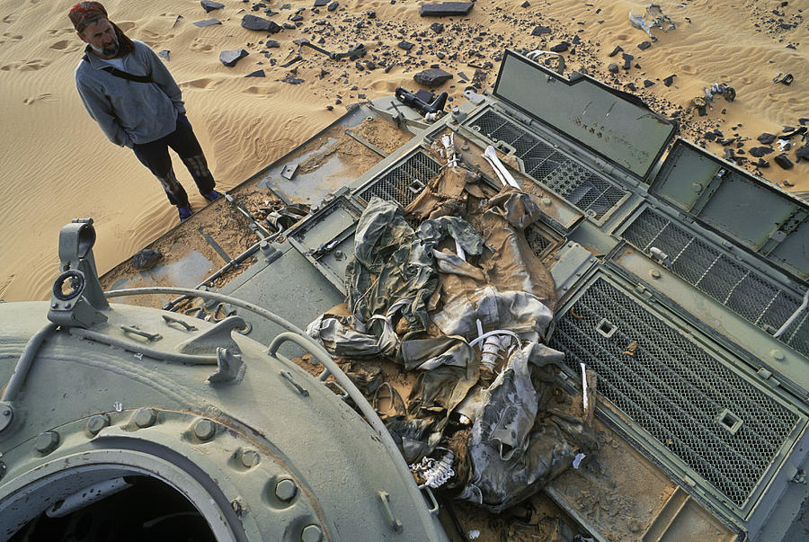 War in the desert, Sahara #1 Photograph by Franz Aberham