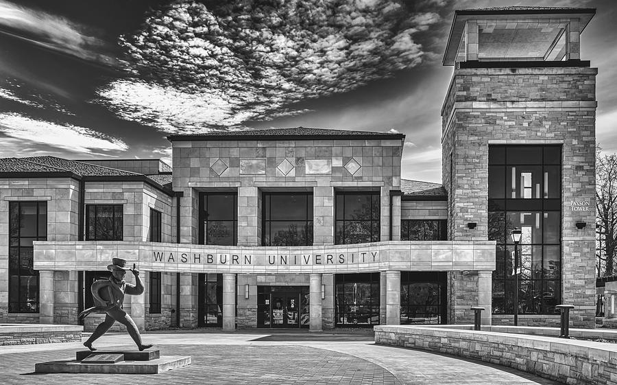 University Photograph - Washburn University and Ichabod #1 by Mountain Dreams