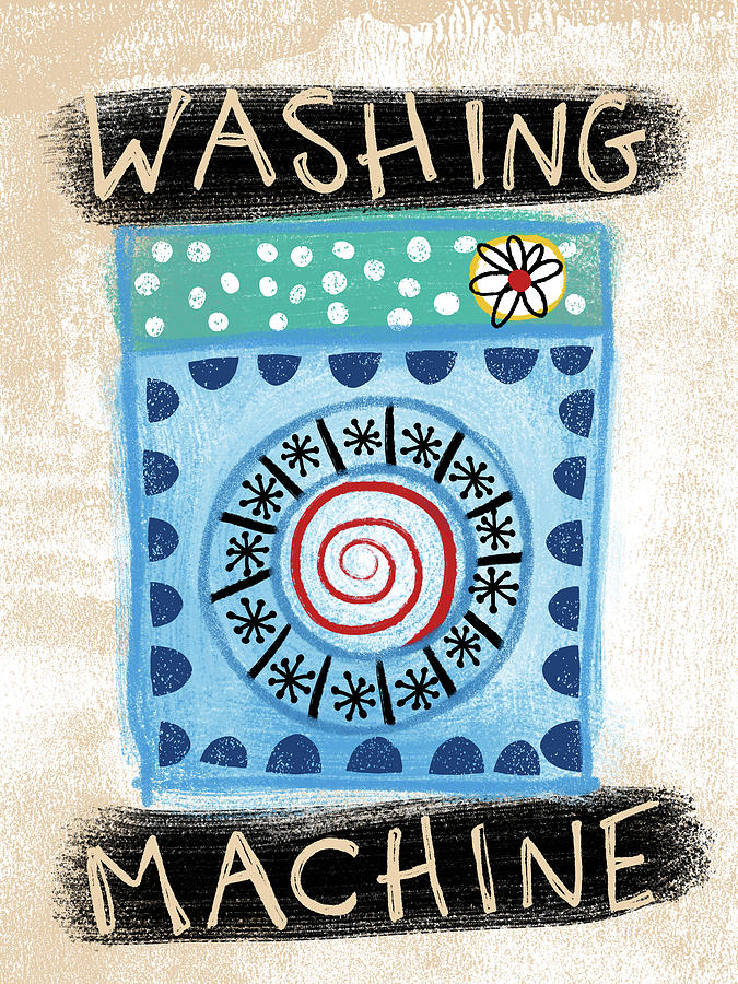 Washing Machine – Art Print For Sale