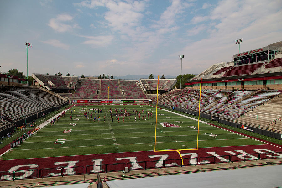 Washington Grizzly Stadium at the University of Montana #1 Photograph by Eldon McGraw