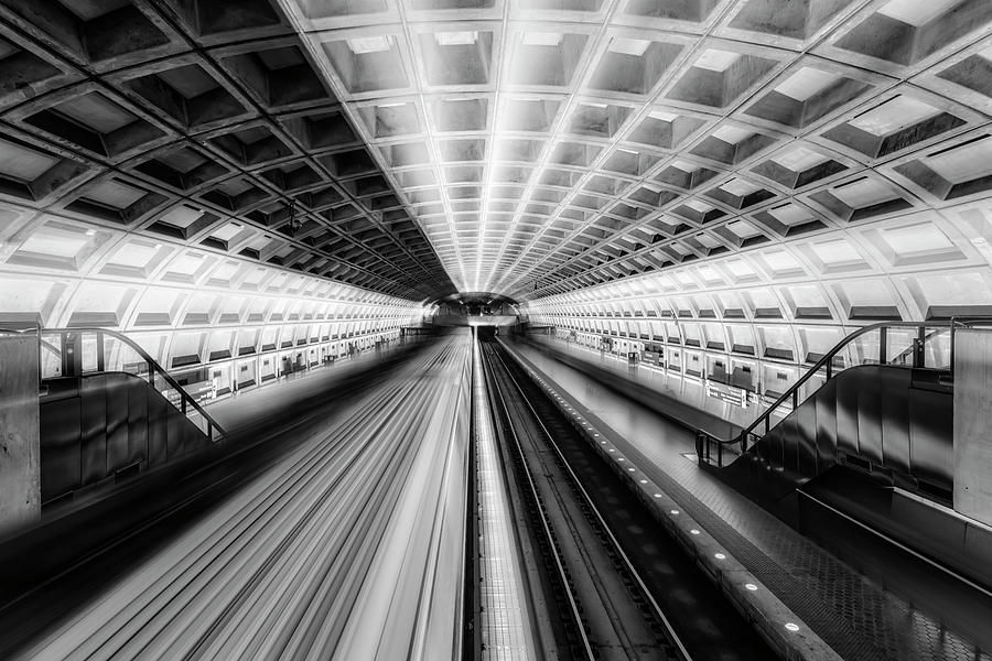 Washington Metro Station DC #1 Photograph by Susan Candelario