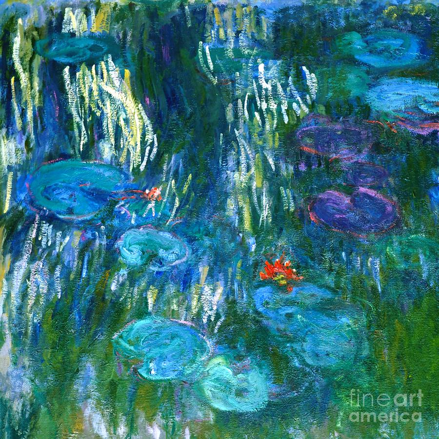 Water Lilies 2. #1 Painting by Claude Monet