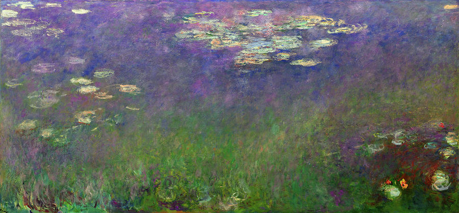 Water Lilies, Agapanthus Painting by Claude Monet - Fine Art America