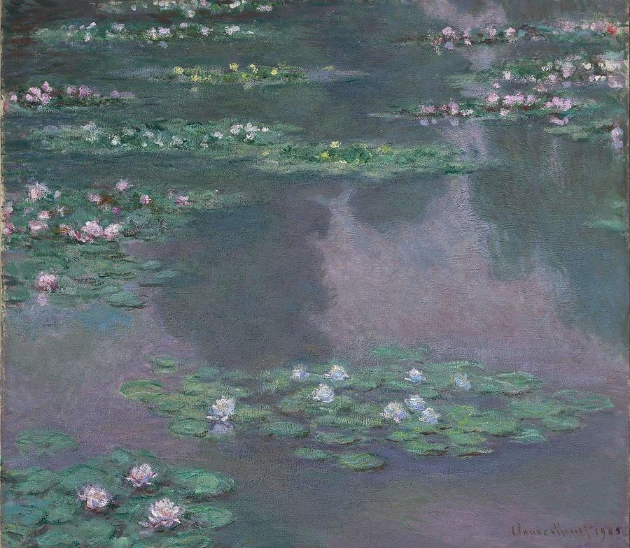 Water Lilies  #103 Painting by Claude Monet