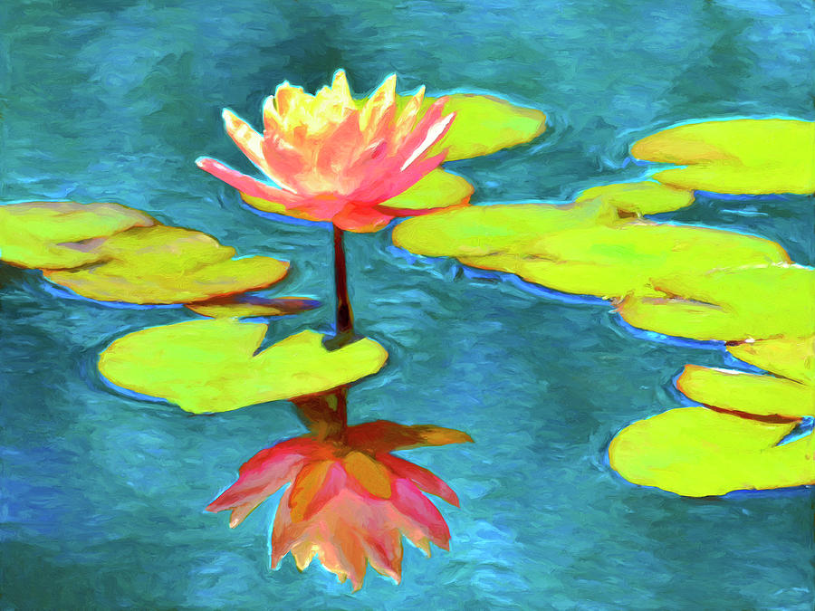 Water Lily #1 Painting by Dominic Piperata