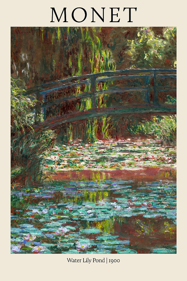 The Water Lily Pond 1900 Painting By Claude Monet