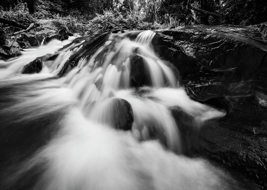 Waterfalls in monochrome #2 Photograph by Vishwanath Bhat - Pixels