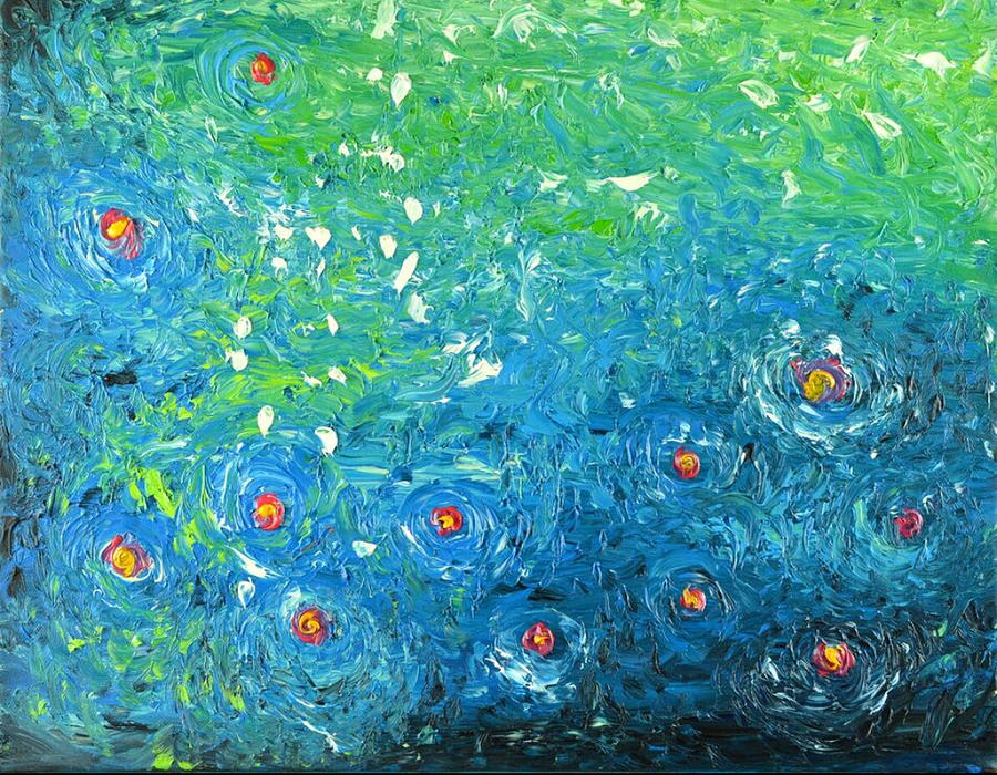 Waterlilies #2 Painting by Chiara Magni