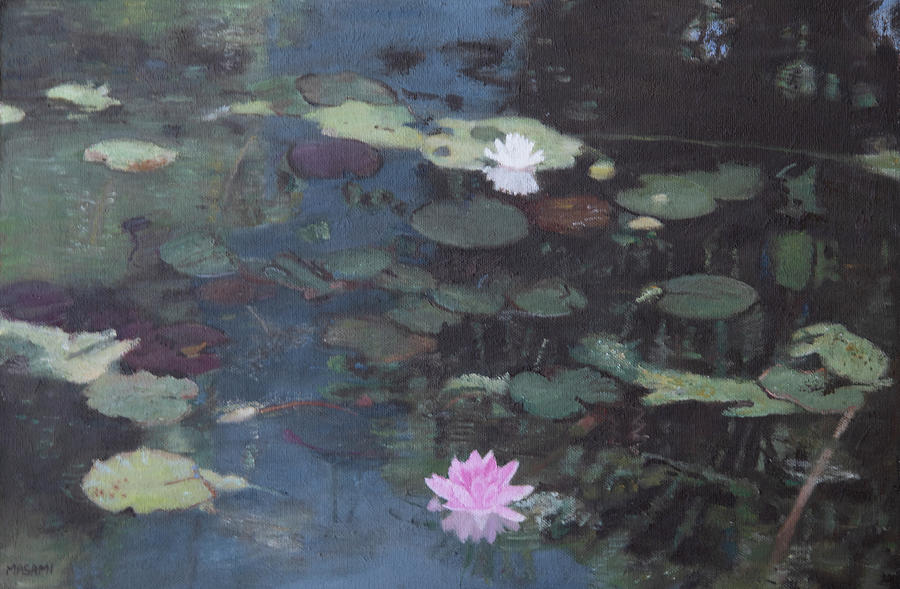 Waterlily Pond #1 Painting by Masami IIDA