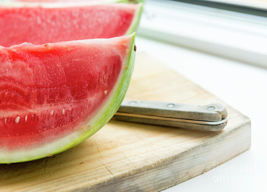 Spring Photograph - Watermelon #1 by THP Creative