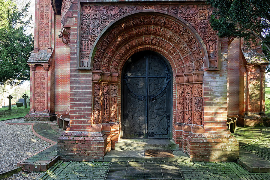 Watts chapel door #1 Photograph by Shirley Mitchell