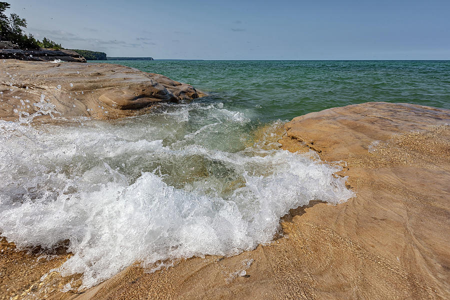 Wave Crash On Lake Superior Shore Photograph By Craig Sterken - Fine ...