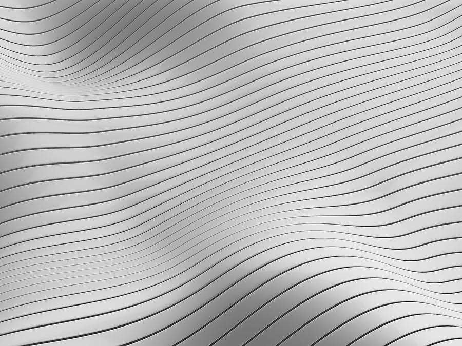 Waves, abstract illustration #1 Drawing by Sergii Iaremenko/science Photo Library