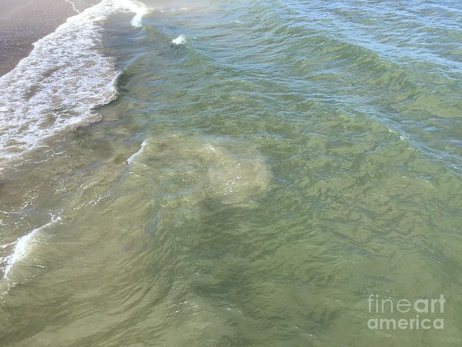 Waves at Buckroe Beach 9 #2 Photograph by Catherine Wilson
