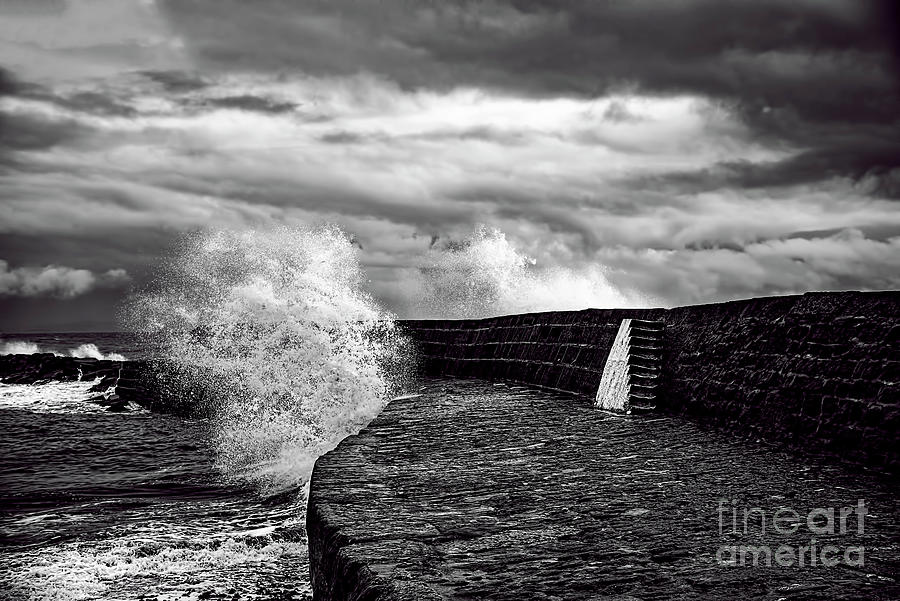 Waves over the Cobb #1 Photograph by Chris Thaxter