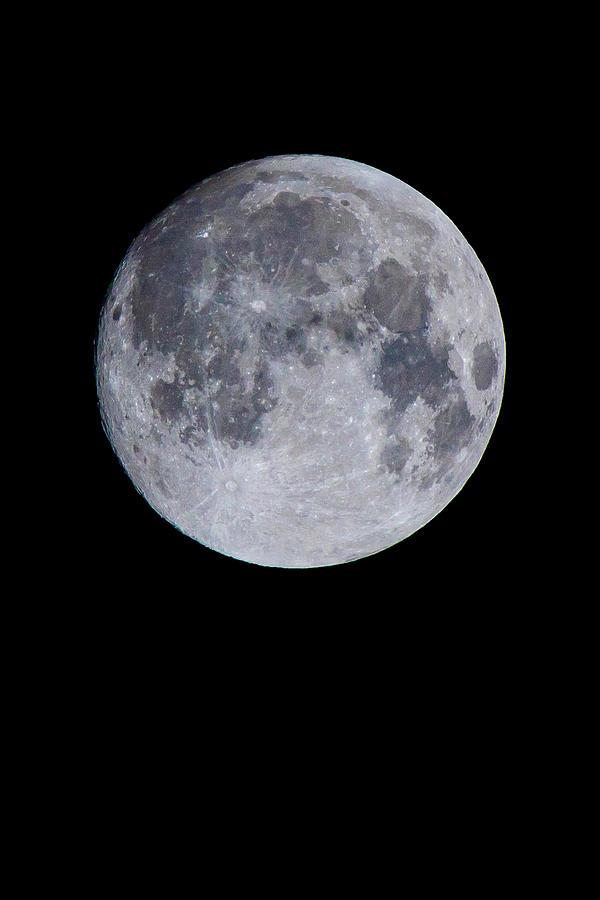 Waxing Gibbous Moon Photograph by Mike Brickl - Fine Art America