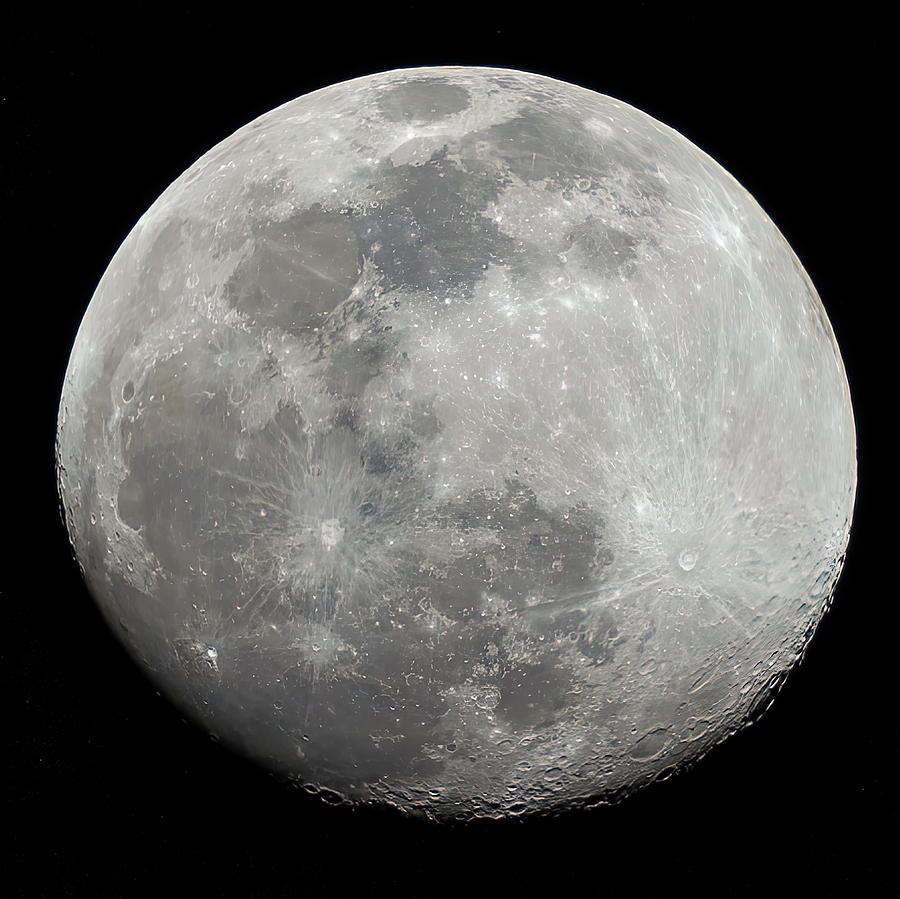 Waxing Moon Photograph by Al Judge
