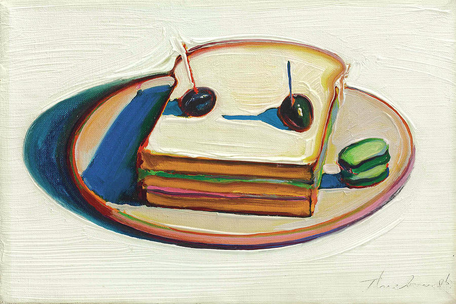 Wayne Thiebaud Sandwich Painting by Dan Hill Galleries
