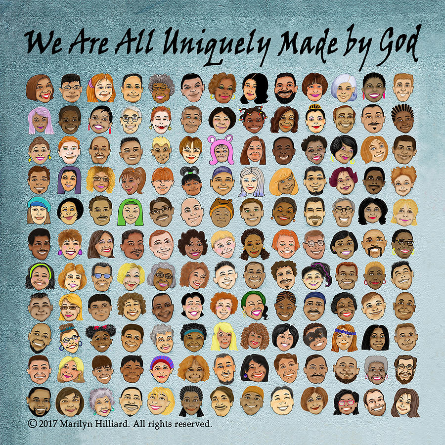We Are All Uniquely Made by God #2 Photograph by Marilyn Borne