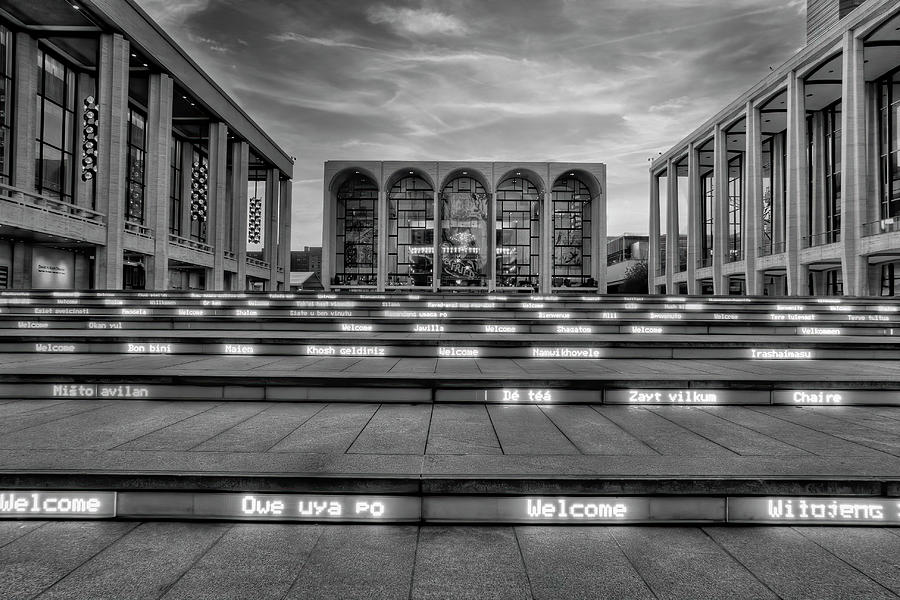 Welcome To Lincoln Center  #1 Photograph by Susan Candelario