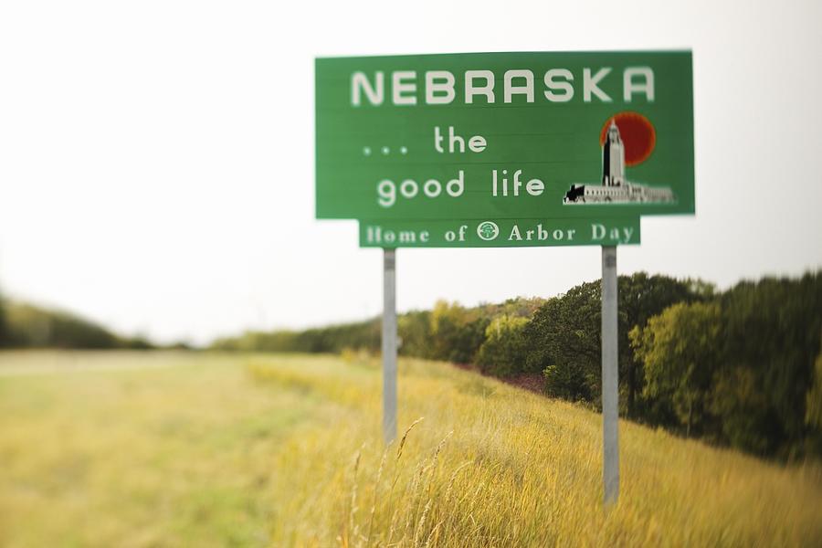 Welcome to Nebraska sign #1 Photograph by Thinkstock
